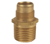 1/2" NPT Super Large Bore Screw-In Spud with Internal Threads for Core Housing