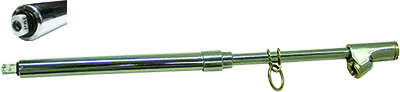 Silverback Hi-Vis Dual Foot Truck Tire Pressure Gauge - 10-150 PSI Range With Auto-Retract Feature