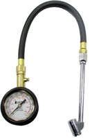 12" Standard Bore Air Gauge equipped with an CH-335 dual foot air chuck