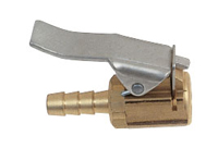 European-Style Clip-On Air Chuck - Fits 3/16" hose. Hose-open style